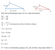 Kesebangunan dan kekongruenan kelas 9 / semester 1 i. Https Www Ajarhitung Com 2016 06 Soal Un Dan Pembahasan Tentang Html