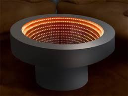 Infinity Mirror Table Infinity Mirror Diy Mirror Mirrored Furniture