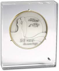 Fêter son anniversaire présente quand même bien des atouts ! Cadeau Noces D Or 50 Ans De Mariage Fia Medaille Idee Cadeau Noces D Or