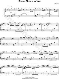 Yiruma River Flows In You Sheet Music Piano Solo In A Major Transposable Download Print Piano Sheet Music Piano Music River Flow In You