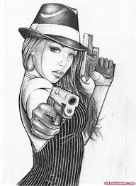 Maybe you would like to learn more about one of these? Awesome Gangsta Tattoo Design For Girls