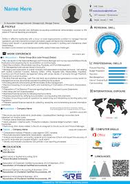 An accounting cv template hiring managers value. Resume Templates Infographics Traditional