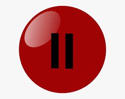 Pause Button Dark Red Svg Clip Arts Pause And Play Button Hd Png Download Transparent Png Image Pngitem