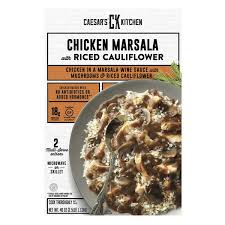 Relies more on spices coming from peppers, known more as country food. Chicken Marsala With Cauliflower Rice From Costco In Austin Tx Burpy Com