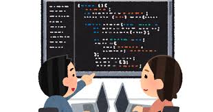チームでプログラミングをしているイラスト&nbsp;|&nbsp;かわいいフリー素材集&nbsp;...