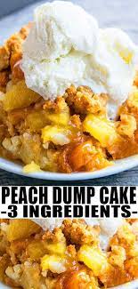 Peach Dump Cake Recipe Peach Cobbler Dump Cake Best Quick Easy Homemade With Simple Ingredient Peach Dessert Recipes Peach Cobbler Dump Cake Peach Recipe