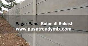 240 x 40 x 5 cm: Harga Pagar Panel Beton Pondok Gede Murah Berkualitas Pusat Readymix