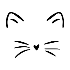 cat whiskers heartlocked s artist shop cute easy drawings simple cat drawing easy doodles drawings