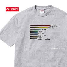 Shirts Supreme Chart Tee Shirt Black Xl Ss18