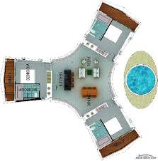 خريطة استراحه على شكل نجمه ثلاثية 3 غرف نوم ماستر Architecture Home Decor Decor