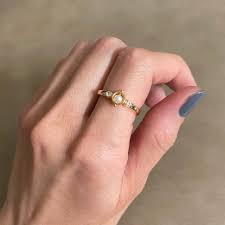 Mindful Pearl Fidget Ring