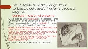 Lo spaccio della bestia trionfante science is all metaphor. Il Rinascimento Di Giordano Bruno Ppt Scaricare
