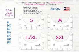 Download T Shirt Alignment Tool 4 Variation Size 1041812 Cut Files Design Bundles