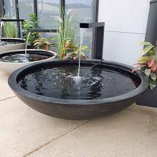 Supplies for water fountain project pumps, tubing, lights and more! Kai Polystone Bowl Water Feature Garden World