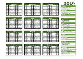 How big is a 5 x 11 calendar template? Free 2019 Yearly Calendar Download Printable Annual Calendar Templates