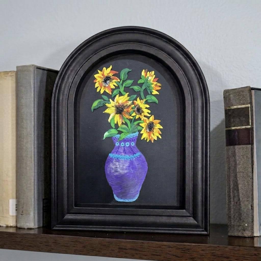 Sunflower Magic Modeling Clay Workshop at Art A La Carte Gallery in Occoquan