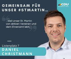 St. Martin. Gemeinsam. Gestalten. Liebe Mitbürgerinnen und Mitbürger, liebe  Freunde der CDU St. Martin, auch auf den Listenplätzen 5 bis 8 warten  spannende Kandidatinnen und Kandidaten. Gerne stellen wir Ihnen auch diese