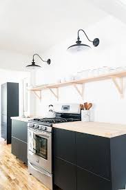 Texture for elegant brown minimalist kitchen decorating ideas. Ikea Matte Black Kitchen Cabinets Matte