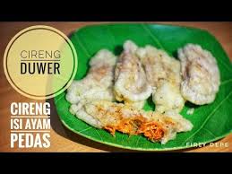 Resep Cireng Duwer Viral Cara Membuat Cireng Isi Ayam Pedas Youtube Resep Masakan Indonesia Ayam