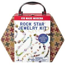 Kid Made Modern Rock Star Kids Jewelry Making Kit Diy Custom Jewelry And Accessories For Kids And Teens Jewelry Kits Star Jewelry Jewelry Making Kits