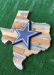 Dallas Cowboys Sports Wall Decor Sign Wooden Man Cave Reclaimed Wood Nfl Team Cowboy Decorations Sports Wall Decor Dallas Cowboys Decor