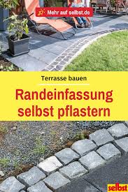 So Umrandest Du Deine Terrasse Selbst Deine Ohnedachgestalten Selbst Terrasse Umrandest In 2020 Organic Gardening Small Backyard Hydrangea Care