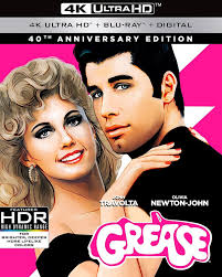 GREASE: 4K Blu-ray (Paramount, 1978) Paramount Home Video