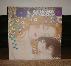 Ikea Gustav Klimt Mother Child Extra Large Canvas Art Print 90 X 90cm Extra Large Canvas Art Canvas Art Prints Extra Large Canvas