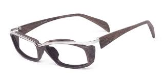 Mena S Full Rim Mixed Material Eyeglasses With Real Wood And Metal Natural Wood Frames Metal Cool Glasses