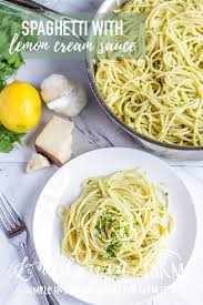 Spaghetti With Lemon Cream Sauce Longbourn Farm Recipe Pasta With Lemon Sauce Lemon Cream Sauces Lemon Pasta