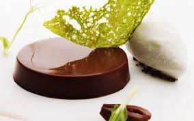 Chocolate Cream With Black Olives Capers Ice Cream Creative Food Food Plating Food