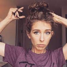 Messy Bun Tutorial For Short Curly Hair Using The Invisibobble I Love A Good Messy Bun For Days I Do Messy Bun Curly Hair Curly Hair Up Curly Bun Hairstyles