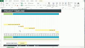 How To Create Gantt Charts And Project Timelines In Excel The Easiest And Quickest Way