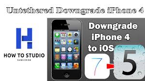 How to downgrade ios apps with cydia ios 9.3. Untethered Downgrade Iphone 4 To Ios 5