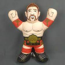 Mattel Wwe Brawlin Buddies Sheamus Championship Plush Doll 16 Toy With Sound Mattel Plush Dolls Plush Plush Stuffed Animals