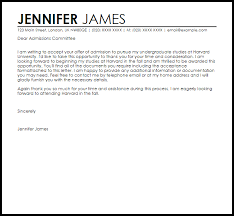 Following this (about three lines down) is the name of the author. Harvard Acceptance Letter Example Letter Samples Templates