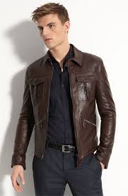 Burberry Leather Bomber I Ll Take It Leather Jacket Outfit Men Mens Outfits Leather Jacket Men
