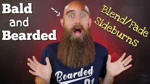 5 reasons bald men need a beard. Bald N Bearded Blend Sideburns Youtube