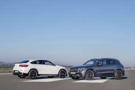 2018 Mercedes Amg Glc63 And Glc Coupe 63 Bring The V8 Thunder To Ny Carscoops Mercedes Amg New Mercedes Amg Amg