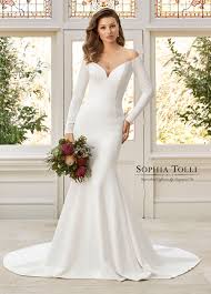 Sophia Tolli Simone Elise Sophia Tolli Wedding Dresses Wedding Dress Long Sleeve Bridal Dresses