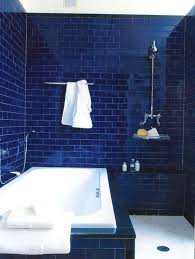 Blue bathroom tiles in a herringbone pattern playfully pairs classic and contemporary style in at this napa valley winery. 25 Blue Bathrooms That Really Inspire Shelterness