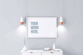 This horizontal poster mockup is a great contemporary way to show your work in an exhibition context. 42 Horizontal Poster Mockups For Effective Marketing Colorlib