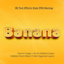 3d Yellow Banana Font Effect Design Graphics Image Picture Free Download 450014458 Lovepik Com Free for personal and commercial use zip file includes: