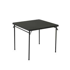 Cosco 34 In Black Vinyl Top Folding Card Table 14696blk1e Black Rooms Lifetime Tables Table