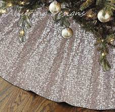 Silver Christmas Tree Skirt Sequin Tree Skirt Holiday Christmas Tree Skirt Sparkly Tree Etsy Christmas Tree Skirt Holiday Christmas Tree Tree Skirts