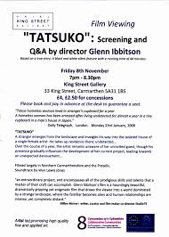 <b>...</b> silent movie, Tatsuko Horikawa, Wales film, <b>Wyn Lewis Jones</b> - atatsuko