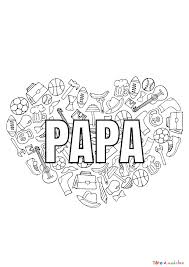 Affiches d'art, lithographies, foulards en soie, parapluies d'art, puzzles artistiques, sacs et pochettes en satin, avec des artistes comme niki de saint phalle, mucha, de id�es cadeaux pour la f�te des p�res. Dessin Fete Des Peres 07 Votre Coloriage Pour Papa Avec Tete A Modeler
