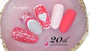 Tututorial Valentine S Day Nails Light Elegance Gel Nail Art Youtube If you want bold nails for valentine's day, then this next idea is the way to do it.