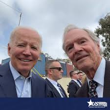 U.S.VETS CEO Steve Peck was proud to represent The Veterans Collective as  President Joe Biden visited the West Los Angeles VA, where federal funds  will support development of the Metro, making all