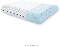 Buy top selling products like miracle bamboo deluxe king pillow with viscose from bamboo cover and cariloha® flex viscose made from bamboo charcoal memory foam king bed pillow. Weekender Ventilated Gel Memory Foam Pillow Washable Cover Standard Size Buy Online At Best Price In Uae Amazon Ae